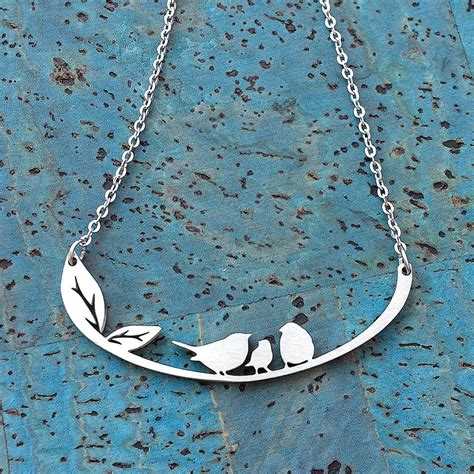 givenchy three headed bird|Bird necklace in metal .